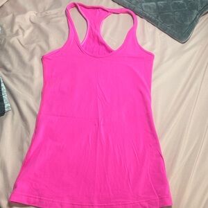 Lululemon Athletica Vibrant Pink Tank Top